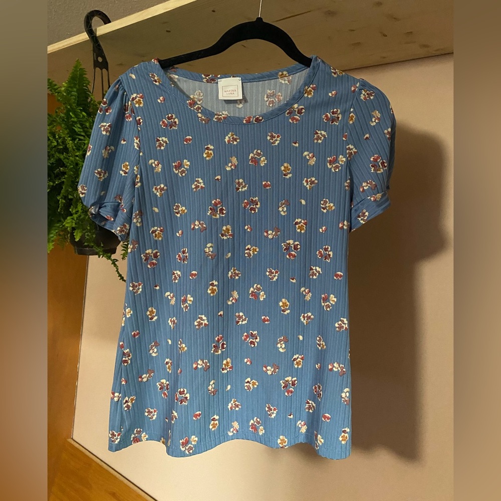 Marina Luna Floral Tee | M